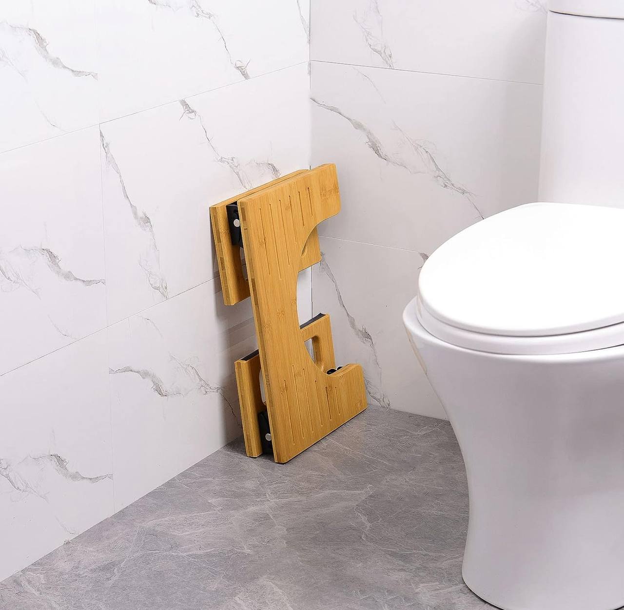 Foldable wooden toilet feet stool/office foot rest/stepped