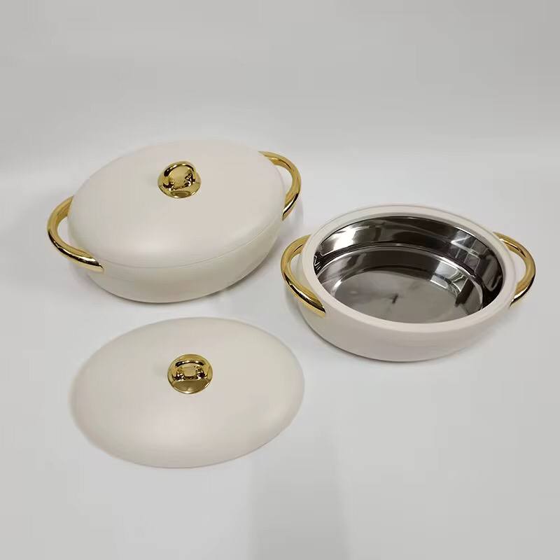 LUXURIOUS  insulated hotpots set OVAL