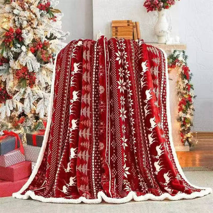Christmas Fleece Throw Blanket