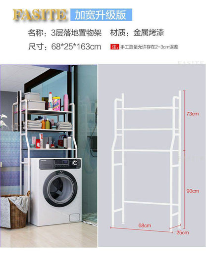 Over the washing machine stand