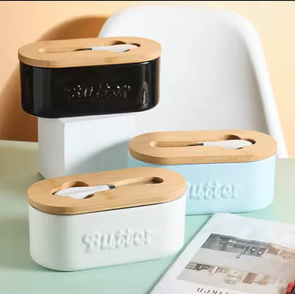 ceramic  butter dish