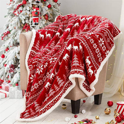 Christmas Fleece Throw Blanket