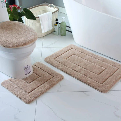 3pcs Bathroom mats,*  super nonslip underside