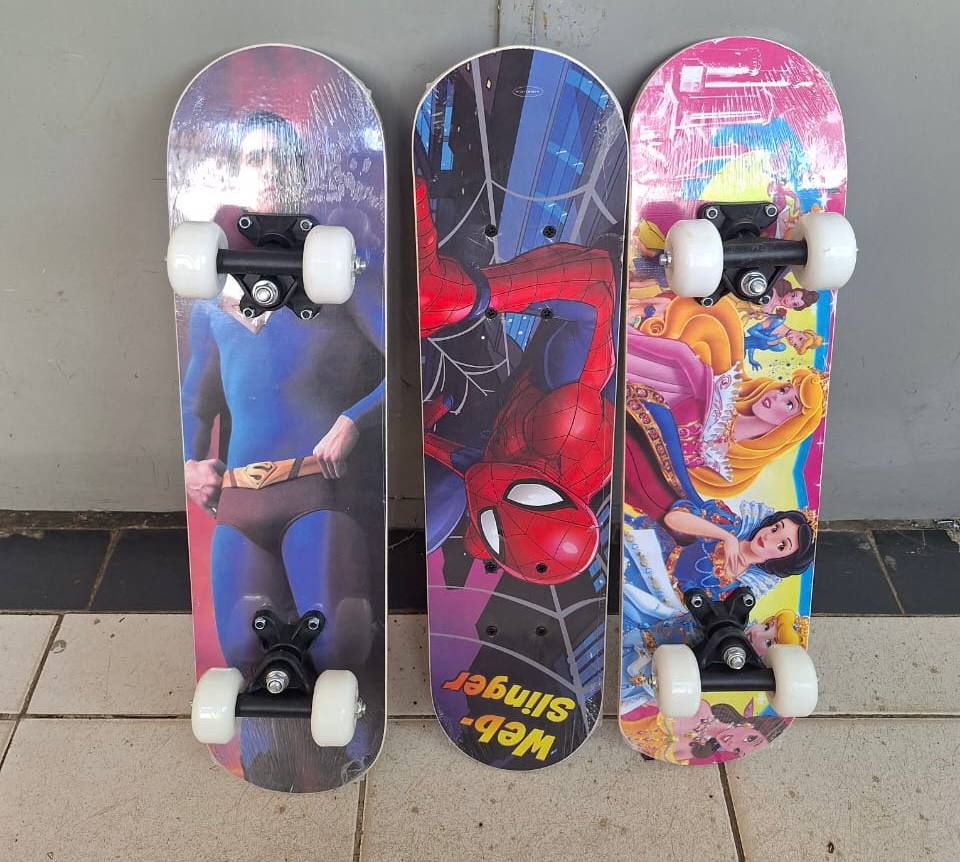 skateboard cartoon themed