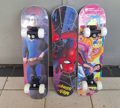 skateboard cartoon themed