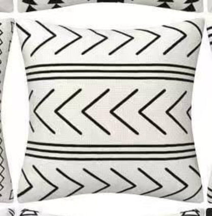 Geometric nordic throw covers/cases.
Tribal vibe