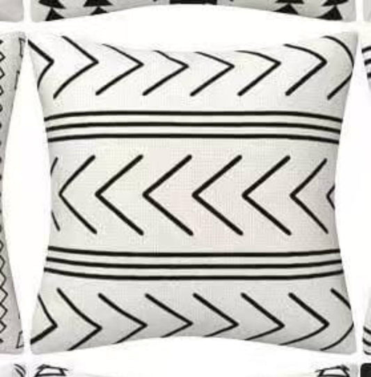 Geometric nordic throw covers/cases.
Tribal vibe