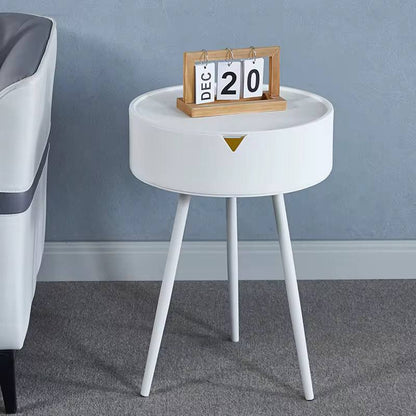 Nightstand with hidden drawers