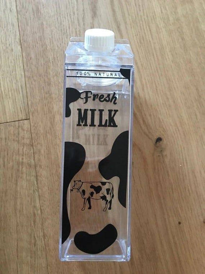Acrylic Fresh milk bottle
