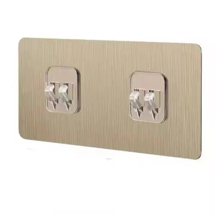 5 Pcs Long Heavy duty Adhesive waterproof wall hooks/shelf stickers 
Adhesive replacement stickers / adhesive hooks