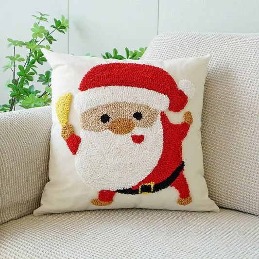 SANTA CLAUS CHRISTMAS QUALITY THROW PILLOW COVERS/CASES
