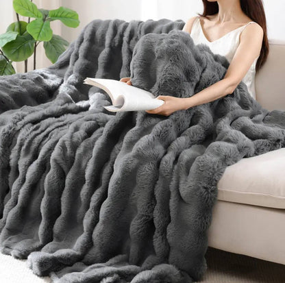 Premium quality Soft Bubble Winter Throw Blanket 180*200cm (6*6)
