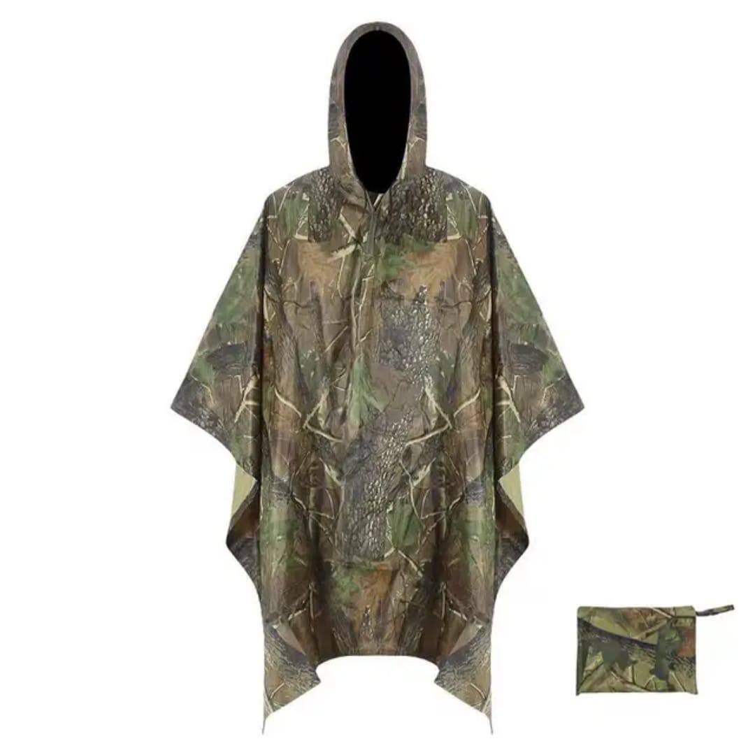 High quality unisex adult rain poncho with cap