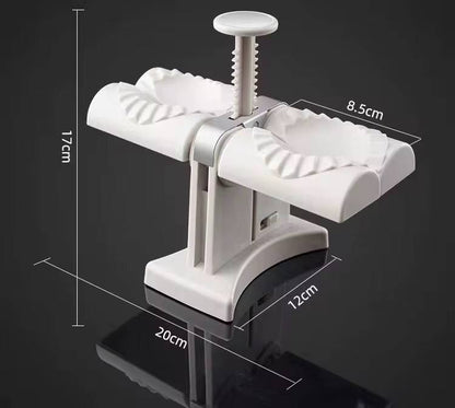 Fully Automatic Double Head Press Dumplings Machine.