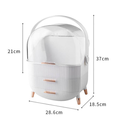 Luxury big capacity cosmetic storage box