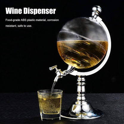 Globe wine dispenser