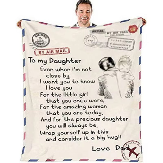 Express letter cossy throw blankets