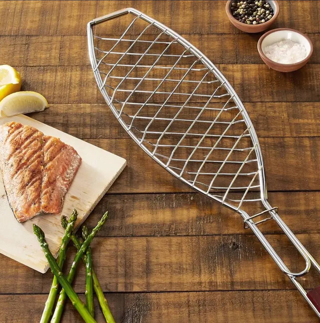 Fish Grill Basket, Rack Top Grade