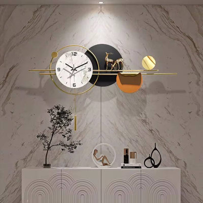 Deer Design Wall Clock