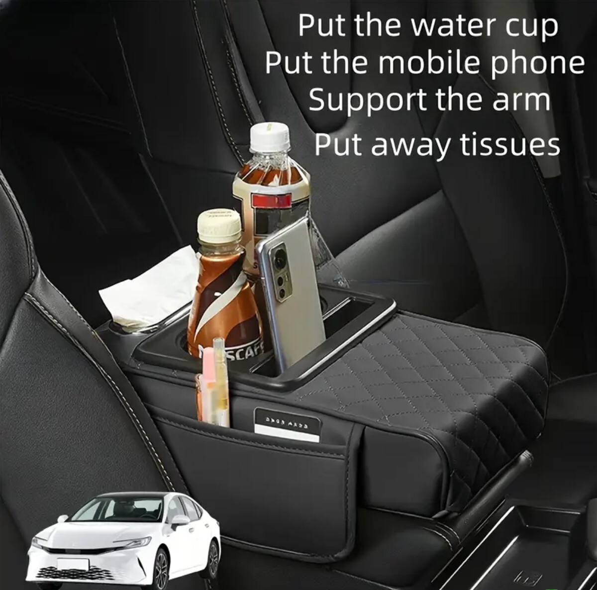 3 in 1 Quality Sophisticated Car arm rest .