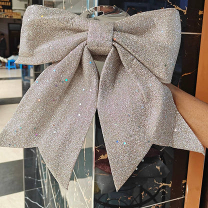 Big size Christmas Glitter Ribbon Bows.