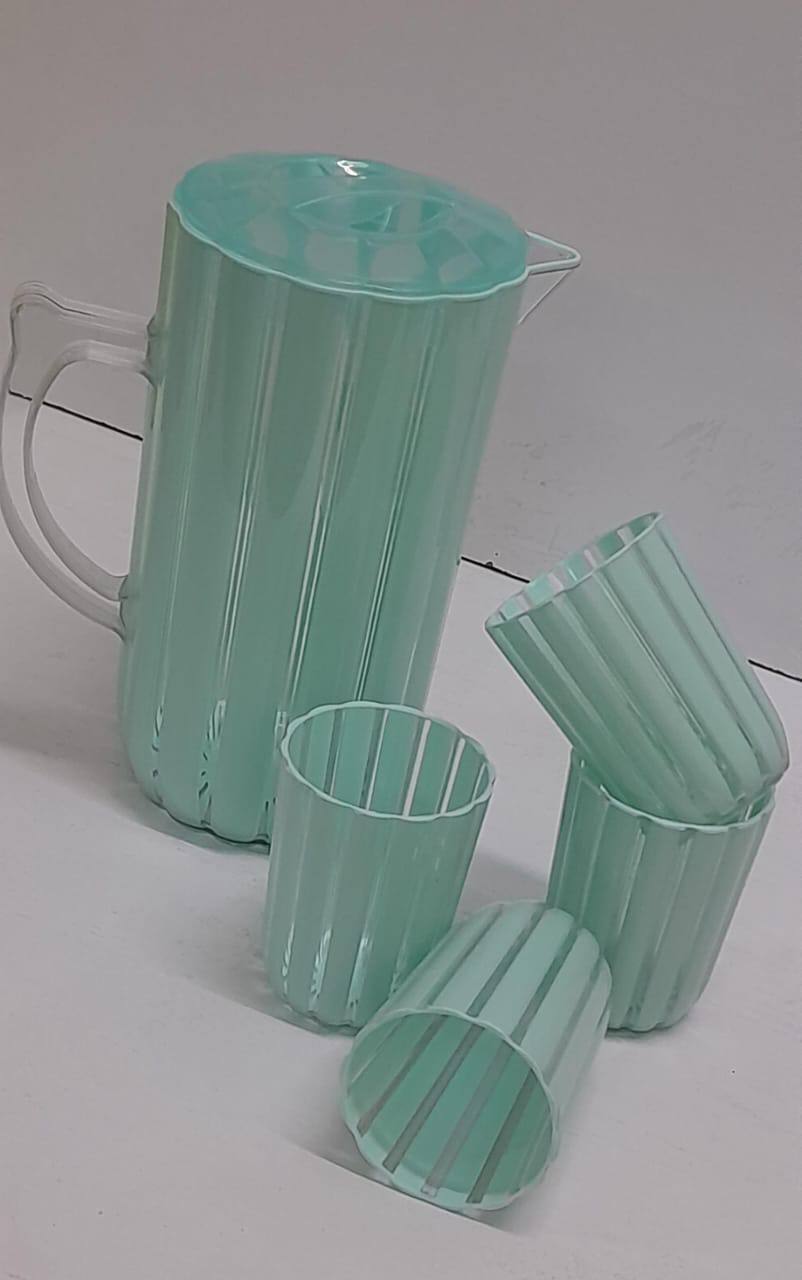 Coloured 4L Melamine water set