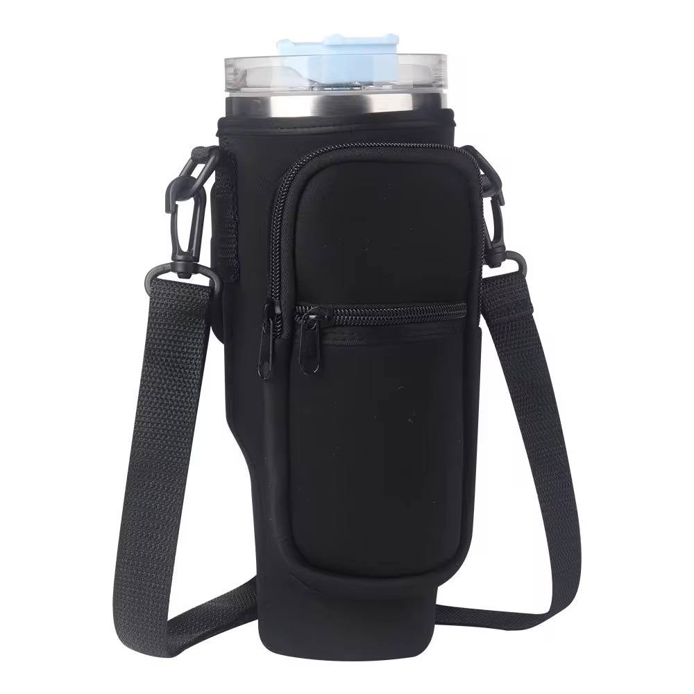 Portable Water Bottle Carrier Bag with Straps