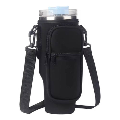 Portable Water Bottle Carrier Bag with Straps