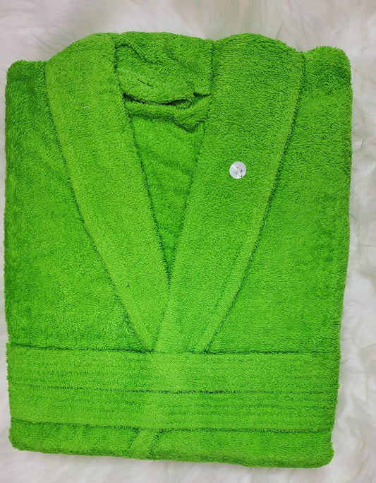 Coloured bathrobes
