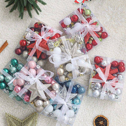 30pcs Xmas ball set and star