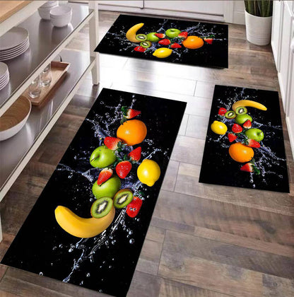 3pcs sets kitchen rubbermats