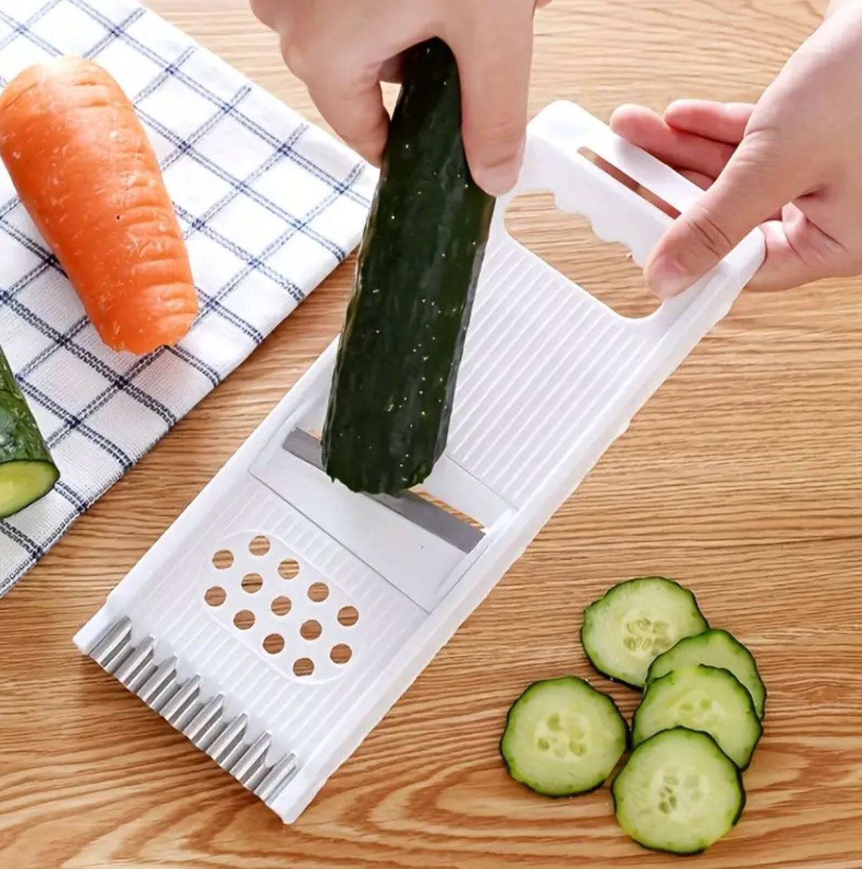 5 in 1 manual Multi-Functional Vegetable Slicer & Grater