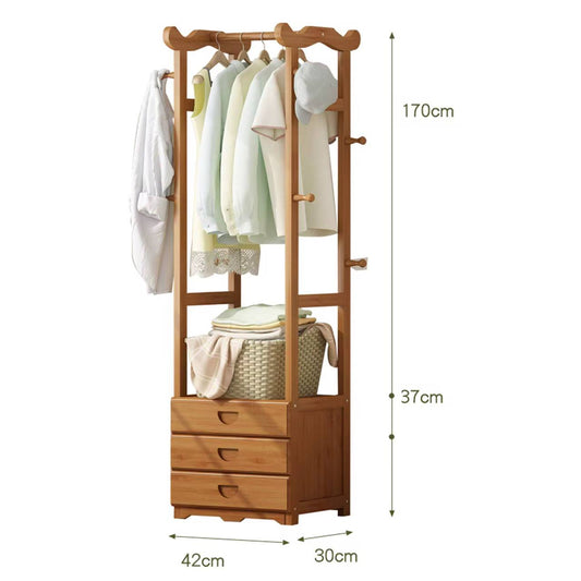 Multiple purposes cloth rack organizer