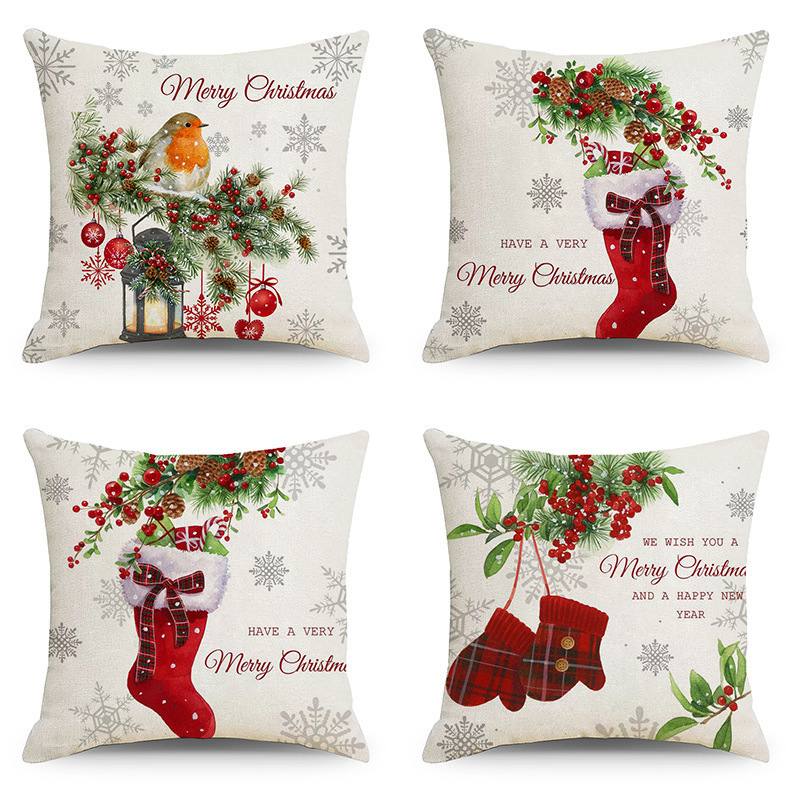 Decorative Christmas Throw Pillow Covers