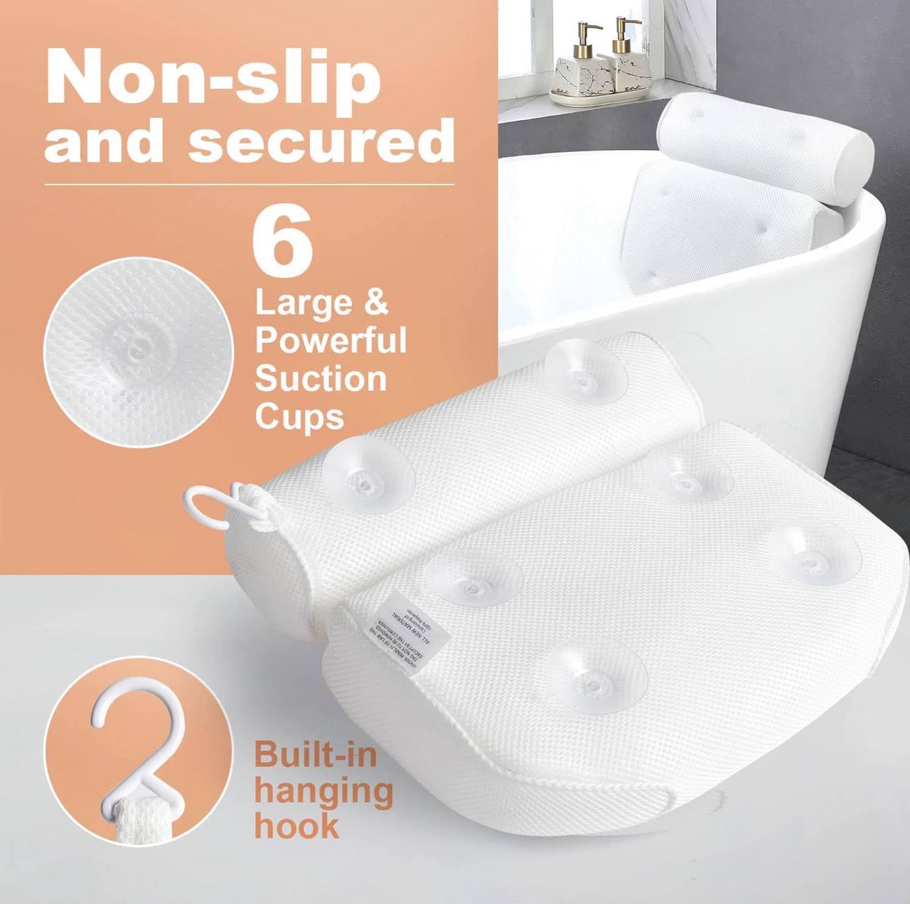 Bath tub Bath pillow size