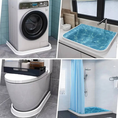 Silicone Shower Barrier Bathroom Water Stopper