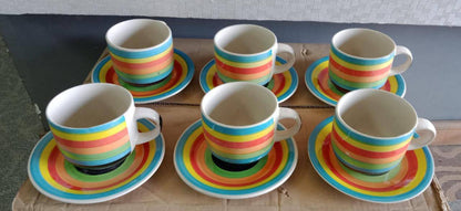 12pcs office lined tea set