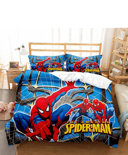 3 in 1 Cartoon Themed kids Duvet  COVER Set