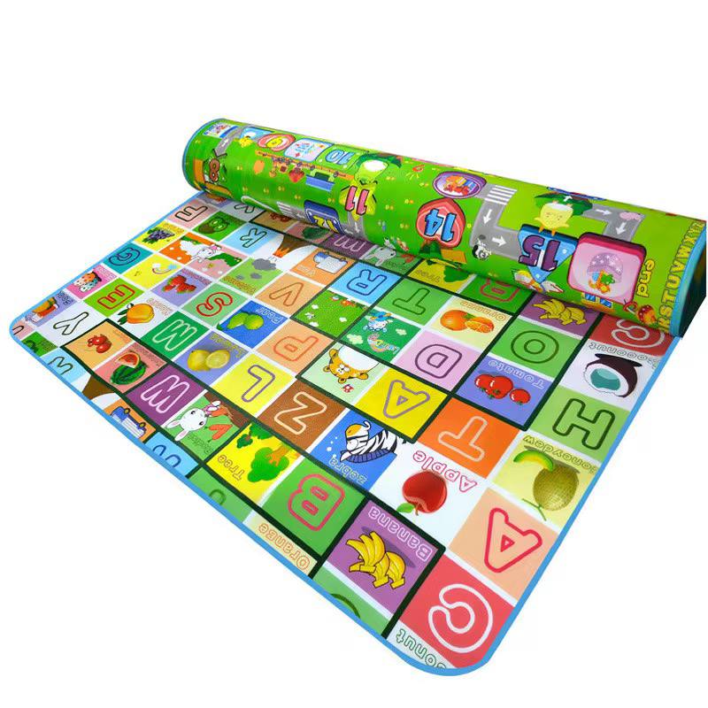 Rolling kids play mat