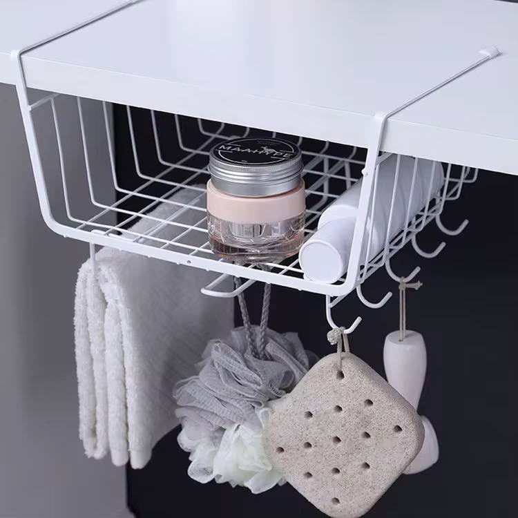 Kitchen Cabinet Under Shelf Double-layer Storage Rack