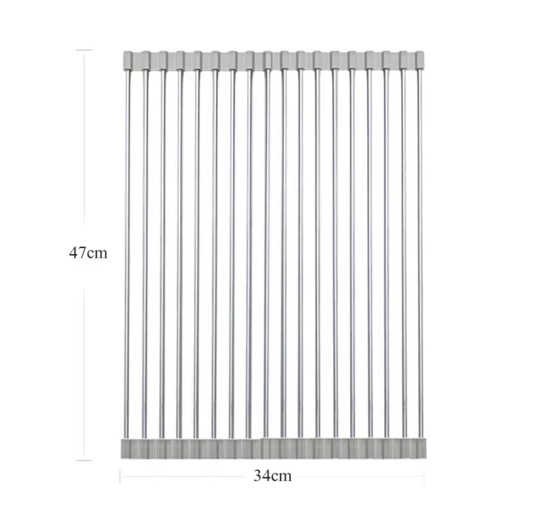 Stainless Steel Foldable Vegetable/ Fruits & Dish Drying Mat
