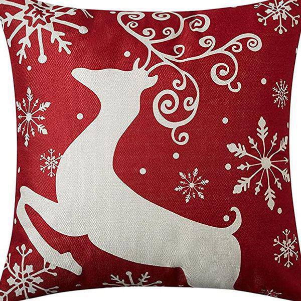 Christmas Pillow Covers (No Filler) for Christmas Decoration Throw Pillow Covers