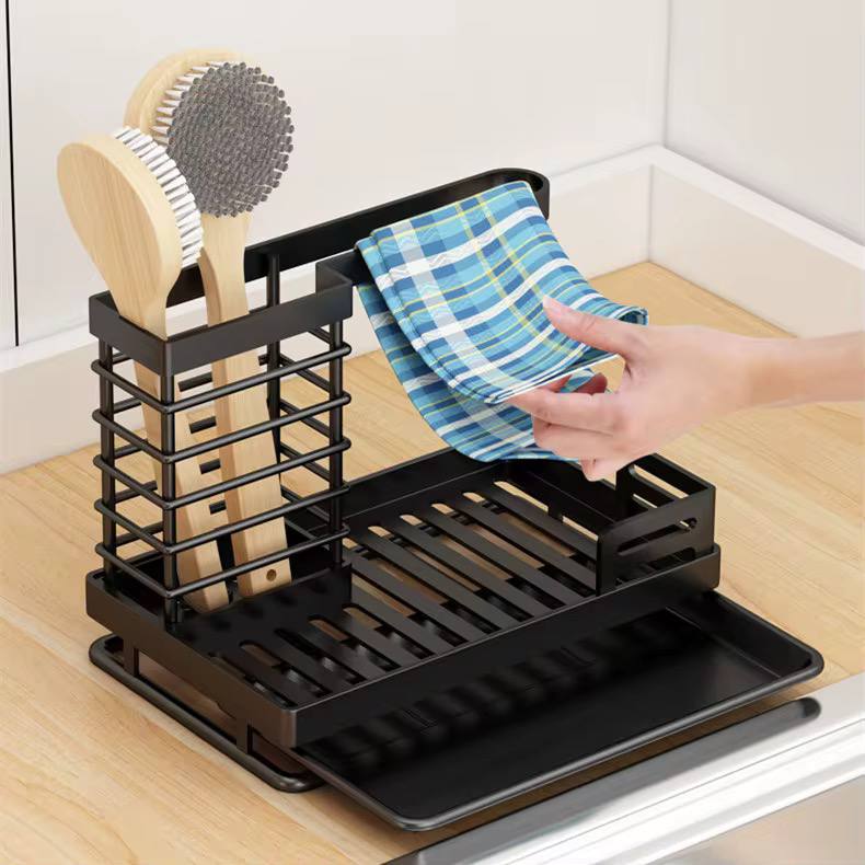 Stainless steel sink caddy