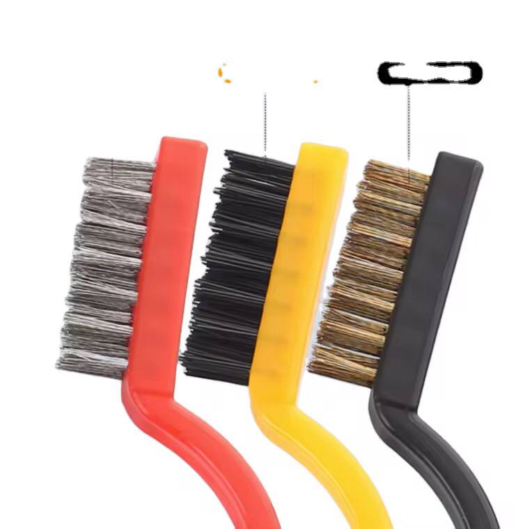 3Pcs  Cleaning Brushes Kitchen Range Hood Degreasing Decontamination Cleaning Tool Wire Small Brush
