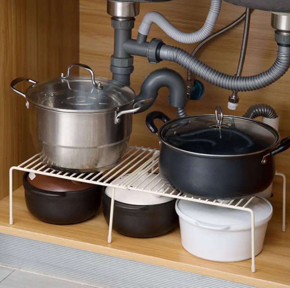 Expandable shelf raiser
Multipurpose organizer