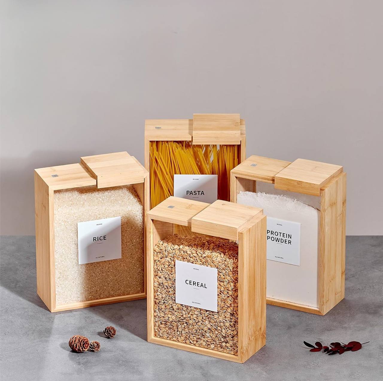 Custom Bamboo Food Storage containers