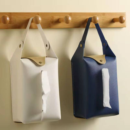 PU leather napkin tissue Holder