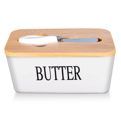 Ceramic butter set
