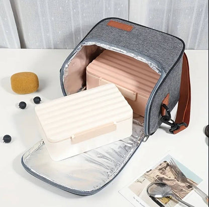Large Capacity Classic & chic Insulated Lunch Bag