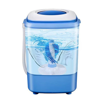 Mini washing machine with shoe brush